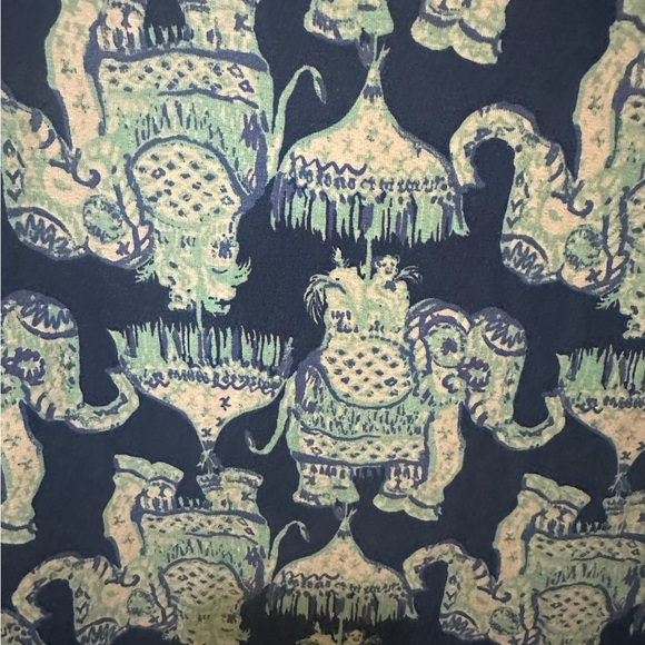 Lilly Pulitzer Blue Sheath Dress with Bateau Neckline - Picture 3 of 6